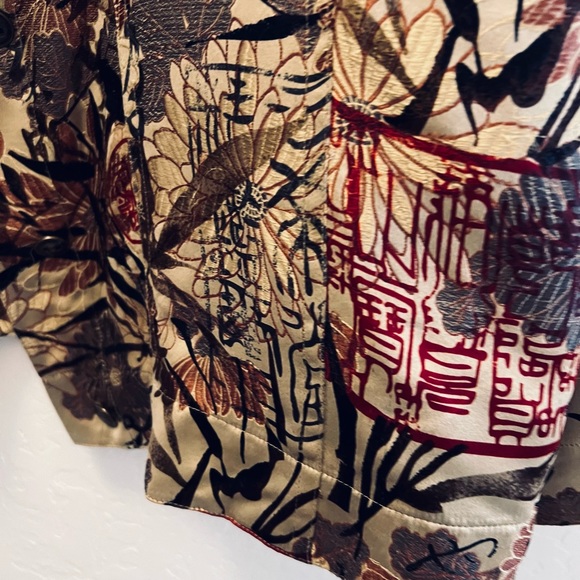 Chicos Design Blazer Jacket Shacket 3 Brown - Picture 4 of 9